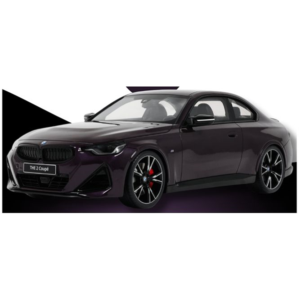 BMW M240i Thundernight 2023 échelle 1/18 Par GT Spirit (modèle GT504) - Neuf